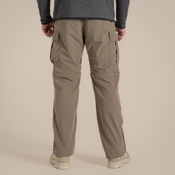 Craghoppers Mens NosiLife III Convertible Cargo Trousers - Pebble