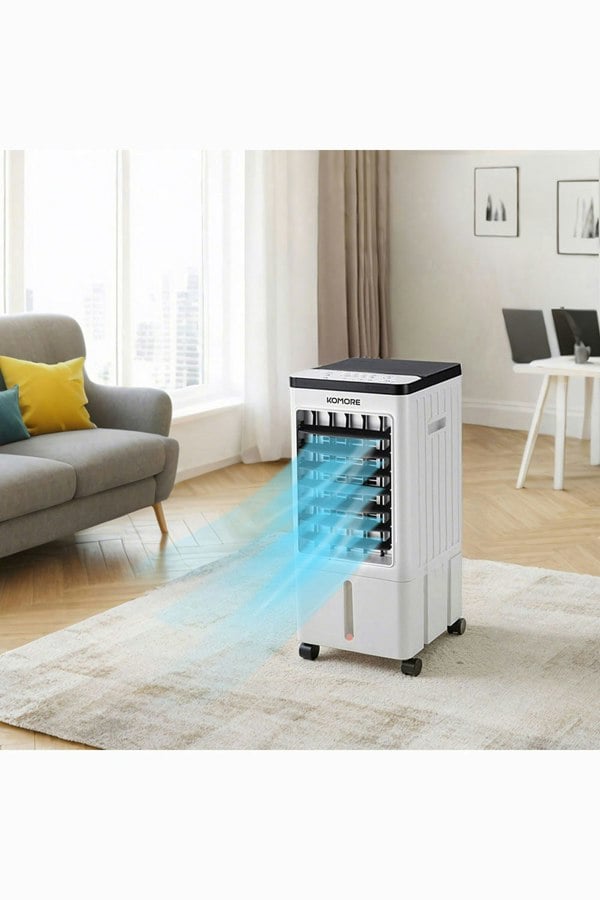 Living and Home Portable 10L Evaporative Air Cooler