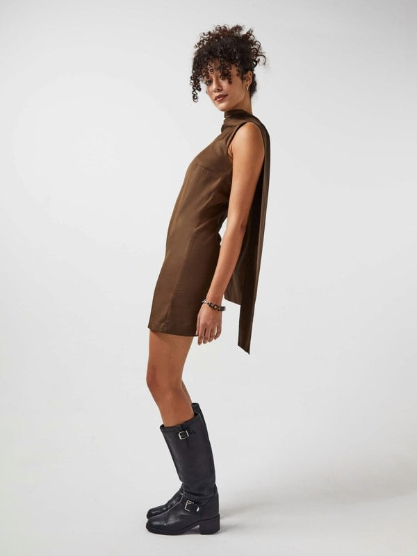 Blue Nude ~ Slow Fashion Brand - Jardin Scarf Mini Dress