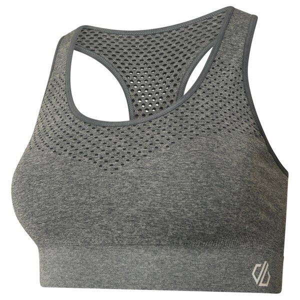Dare 2B Womens/Ladies Dont Sweat It II Sports Bra - Ebony Grey