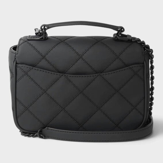 Tory Burch Willa Matte Mini Top Handle Bag Black