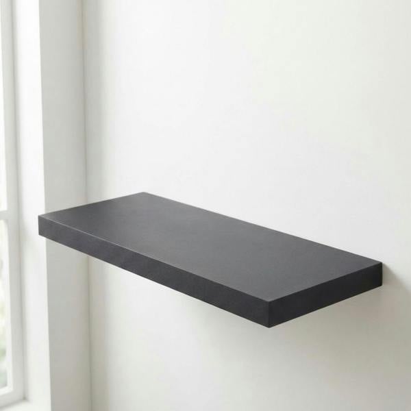 Garden Greatness Urban Black Floating Shelf