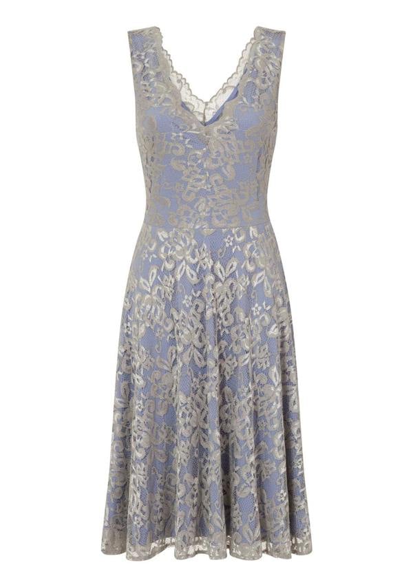 HotSquash V-Neck Floral Lace Dress