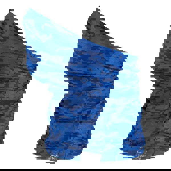 Regatta Kids Camo Snood - Imperial Blue