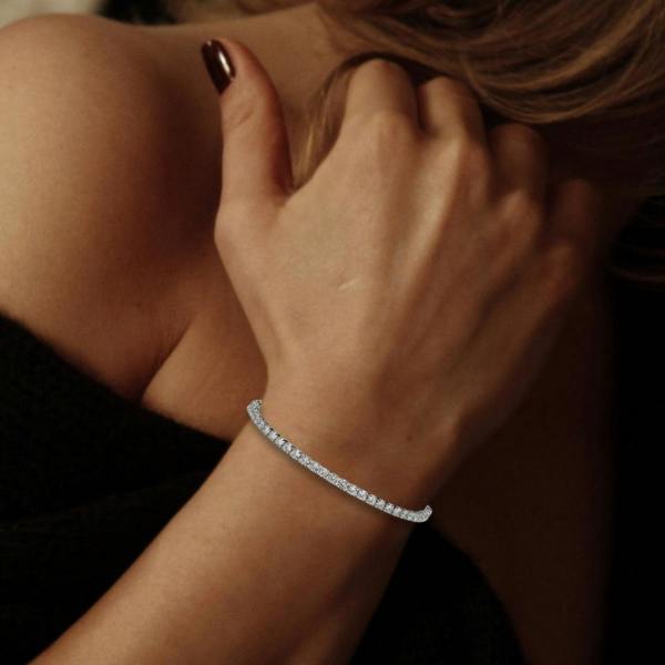 Aye Do Gifts Diamante Silver Slider Bracelet