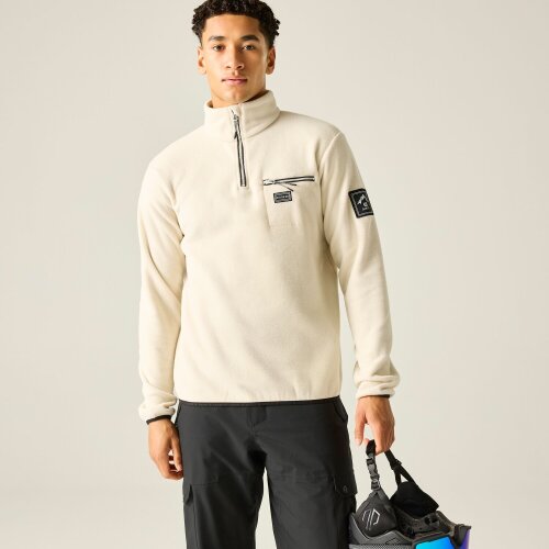 Dare 2B Mens Affinity Mountain Fleece Top - Almond Milk
