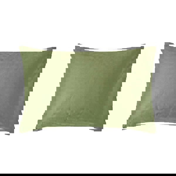 HOMESCAPES Organic 400 TC Egyptian Cotton Sateen Housewife Pillowcase, Standard Size