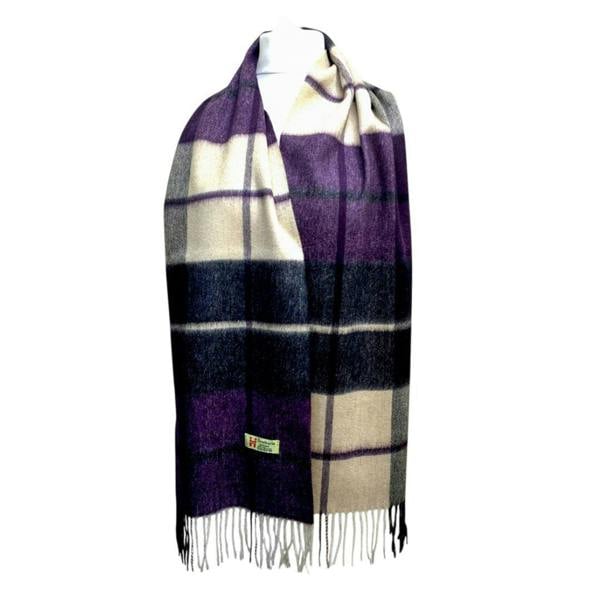 Strathurie 100% Lambswool Scarf – Men’s/Unisex – 30 × 180 cm