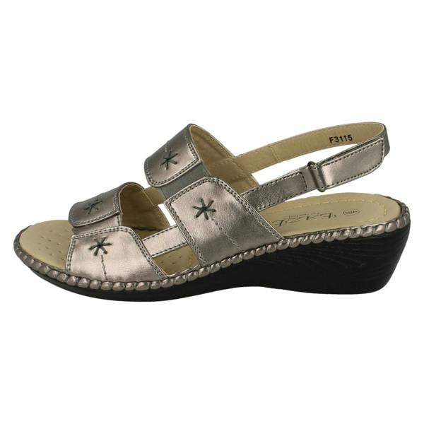 Eaze Ladies Eaze Casual Open Toe Sandals