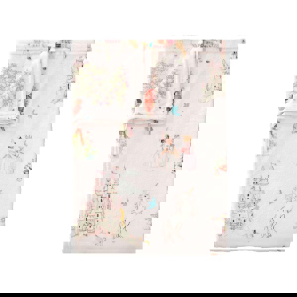 Belle & Boo Fairytale Cosy Fleece Blanket Throw Pink