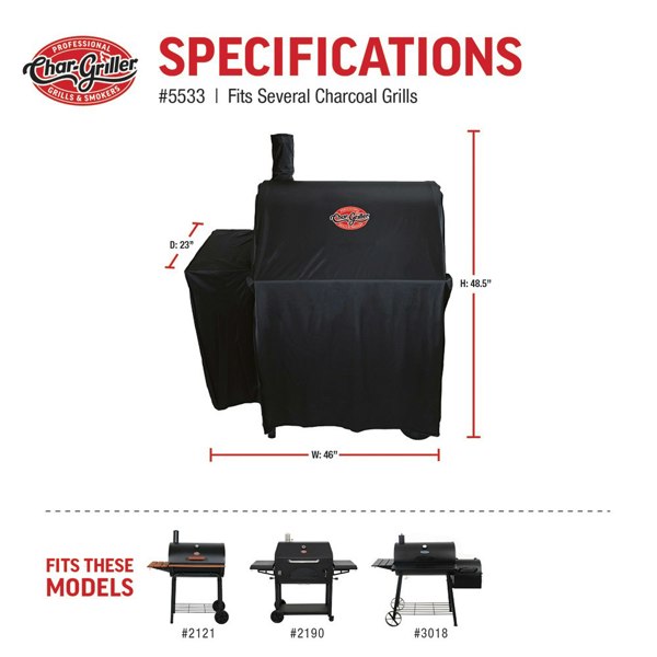 Char-Griller Grill Cover - Char-Griller® Smokin' Pro®