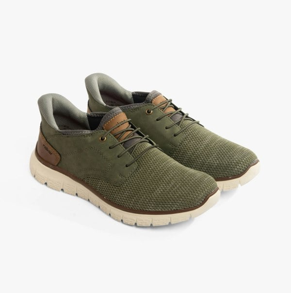 Rieker B6658-52 Mens Shoes - Green
