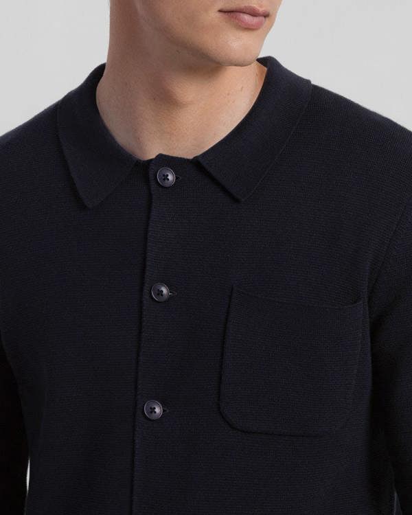 Steel & Jelly Heavy Milano Knit Overshirt