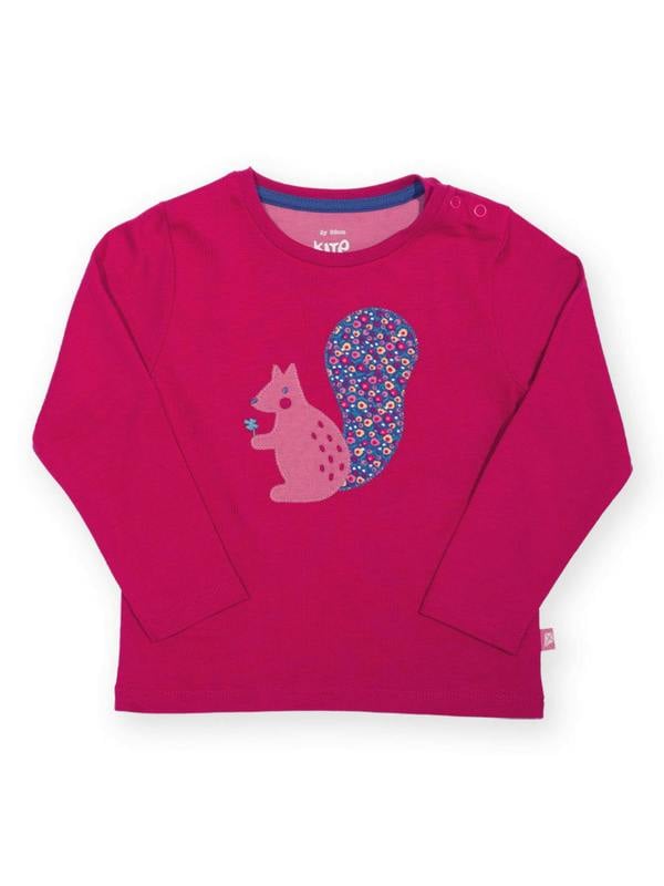 Kite Girls Organic Lucky Squirrel T-Shirt