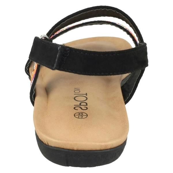 Spot On Girls Spot On Flat Aztec Slingback Sandals