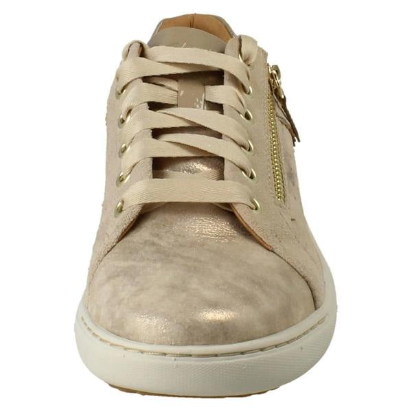 Clarks Ladies Clarks Leather Trainers Nalle Zen