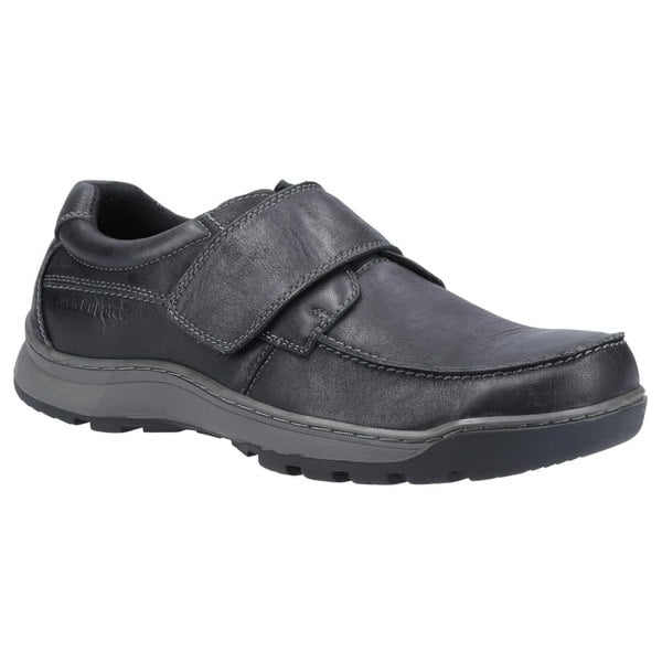 Hush Puppies Mens Casper Leather Shoes - Black