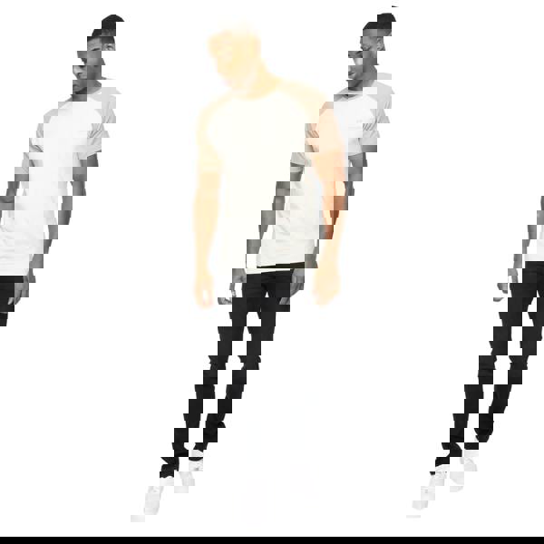 Crosshatch Mens Meza T-Shirt - Off White/Stone - 