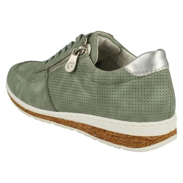 Rieker Ladies Sneakers By Rieker Zip Detailed Trainers N5127