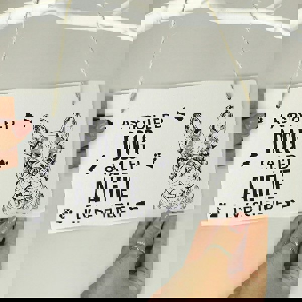 Personalised Memento Company Personalised Dog Breed Wooden Sign