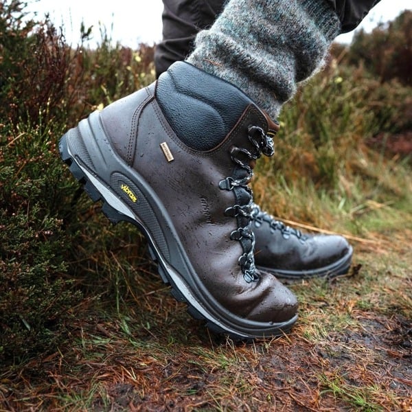 Grisport Mens Fuse Waxy Leather Walking Boots - Brown