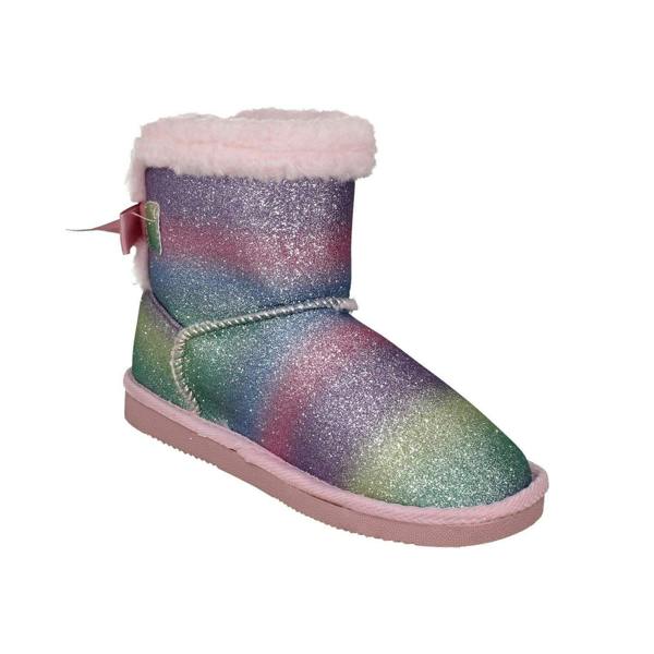Spot On Girls Spot On Fur Trim Ankle Boots