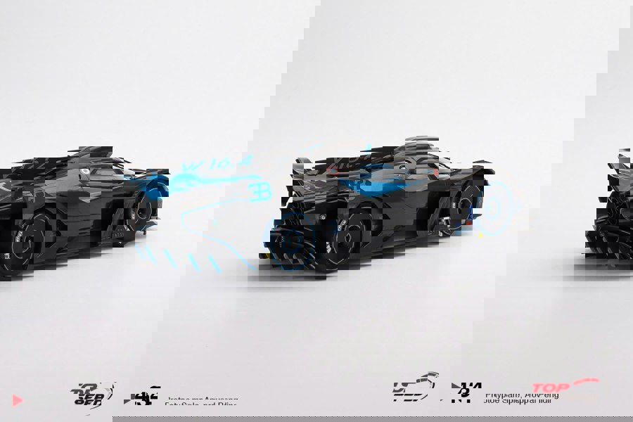 TSM Bugatti Bolide Presentation Blue Black 1:18 Scale TSM TS0434