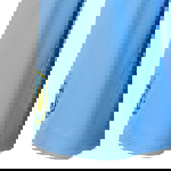 Umbro Mens Burnley FC 23/24 Home Shorts - Sky Blue/Claret Red - 