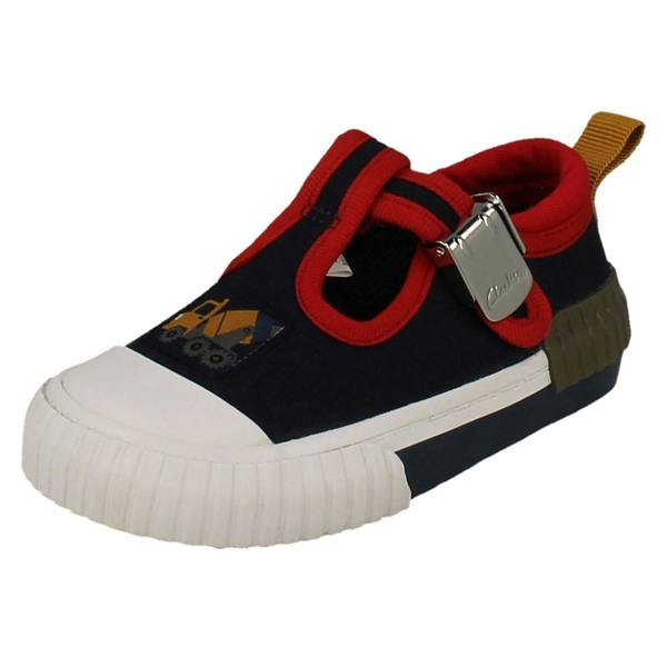 Clarks Boys Clarks Casual Canvas Shoes Foxing Beep