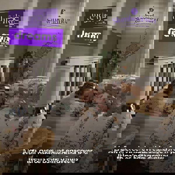 Slumberdown Kids Animal Print Coverless Comfort Duvet, 4.5 Tog, Single