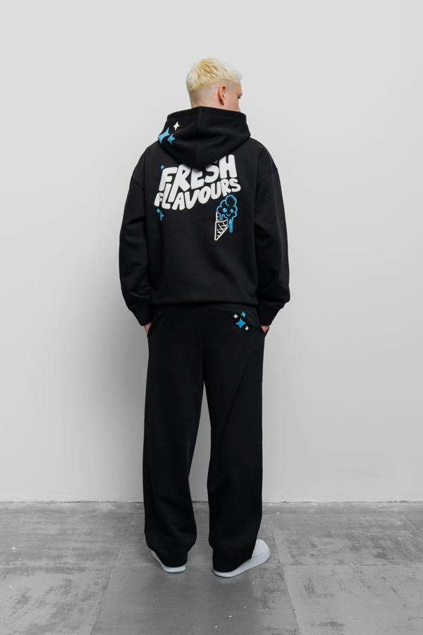 Fresh Couture Fresh Flavours Joggers - Black/Blue