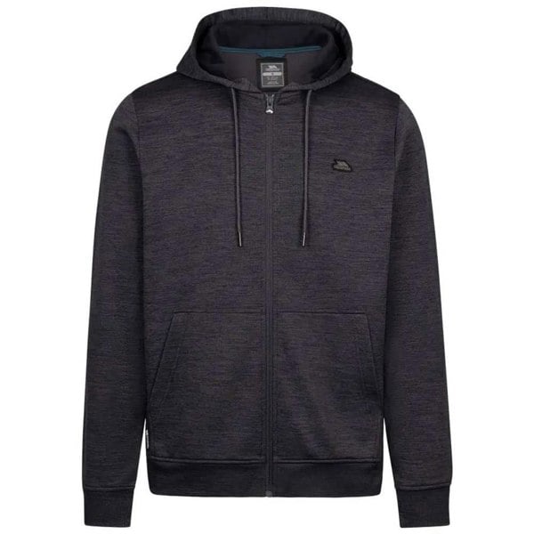 Trespass Mens Fewston Full Zip Hoodie - Dark Flint Marl