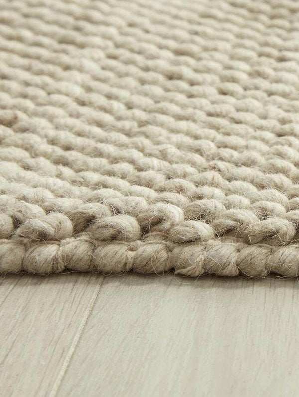 La Playa Natural Solid Rug | Coastal Breeze Collection