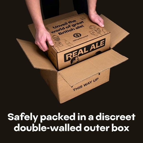 QWERTY Beer Box Traditional British Real Ale Hamper (12 x 500ml Bottles)