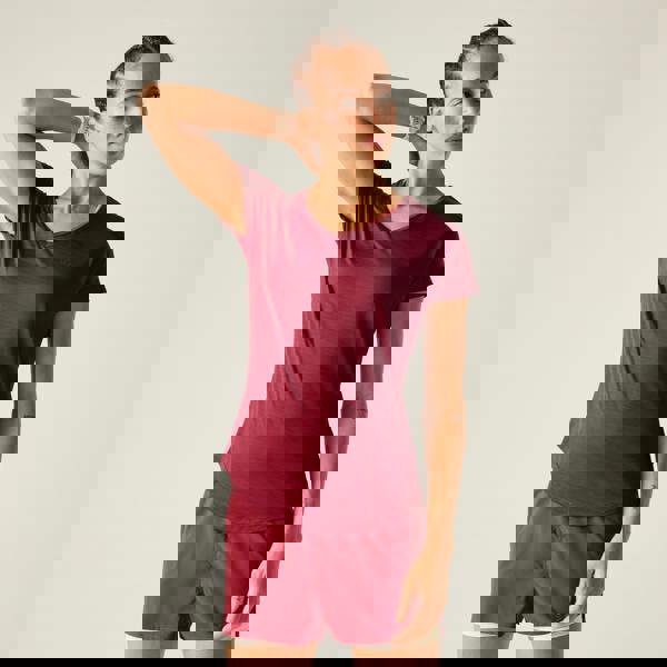 Dare 2B Womens/Ladies Vigilant Active T-Shirt - Tibetan Red