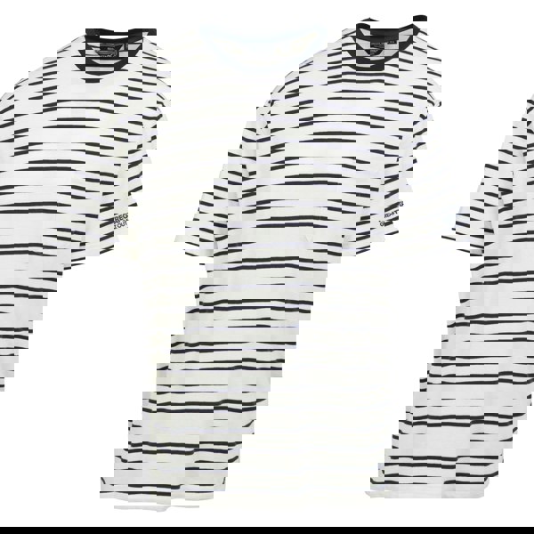 Regatta Mens Shorebay II Stripe T-Shirt - White/Navy