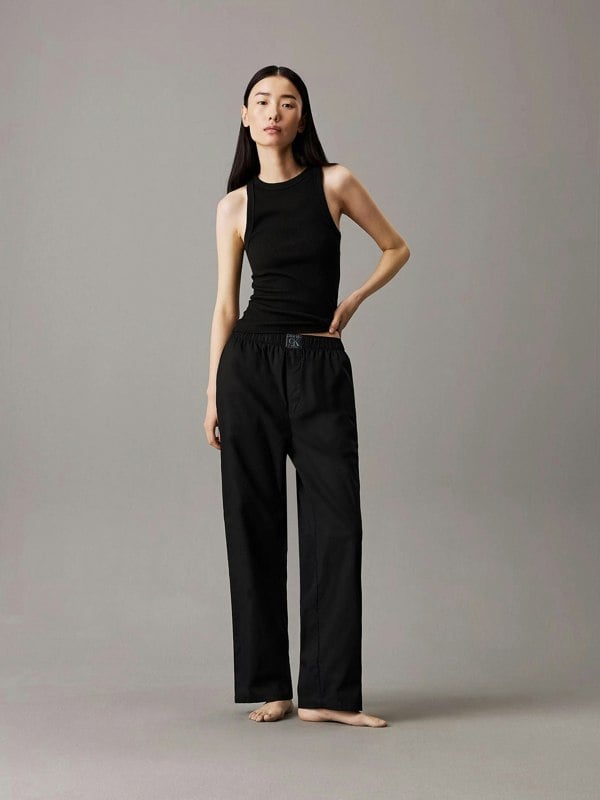 Calvin Klein CK ESTABLISHED Womens Pyjama Pants Black