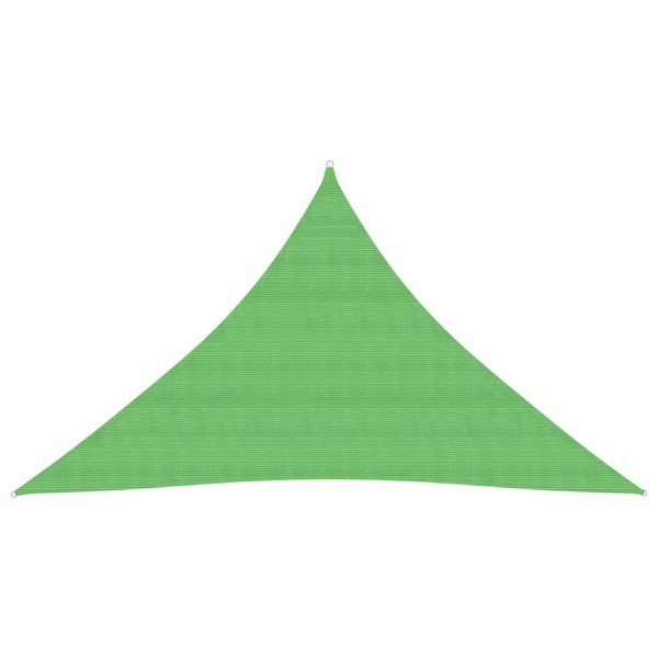 Berkfield Sunshade Sail 160 g/m�__ Light Green 3x3x4.2 m HDPE
