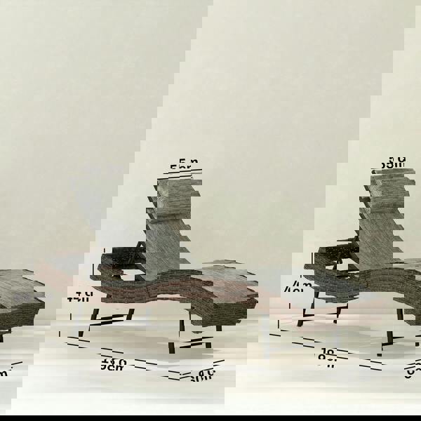 Single Rattan Lounger (Non-Simple)