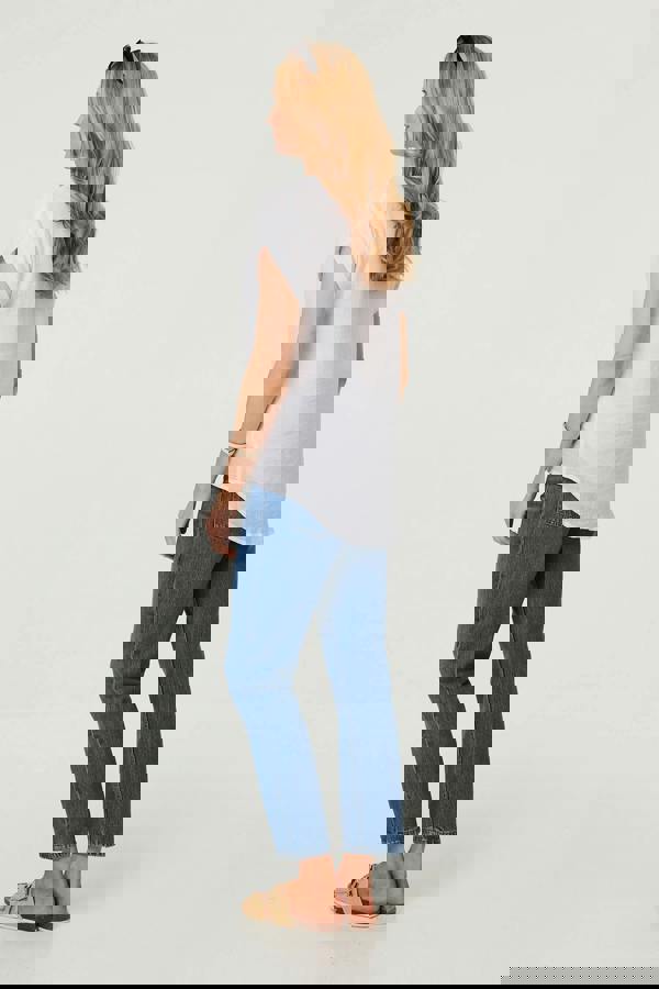 White | Relaxed Layered Short Sleeve Shirt