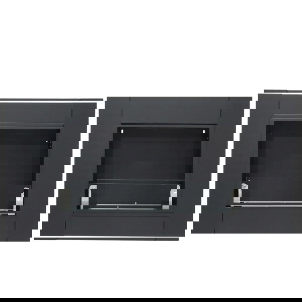 43'' W Surface Wall Mounted Bio-Ethanol Fireplace Black Fireplaces Living and Home