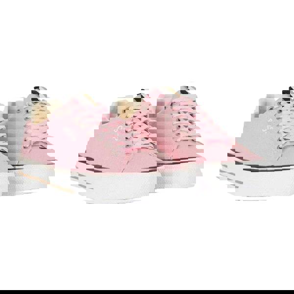 Boss Mens Aiden Leather Tennis Trainers - Pink - 