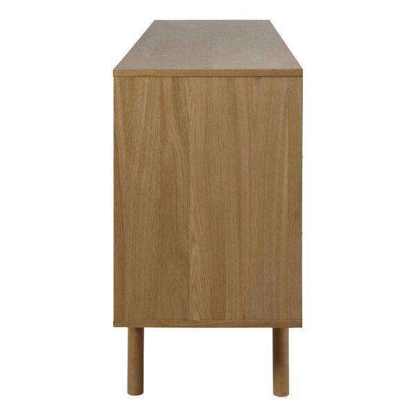 Wyld Haus Mossbloom Oak 2 Door 4 Drawers Sideboard