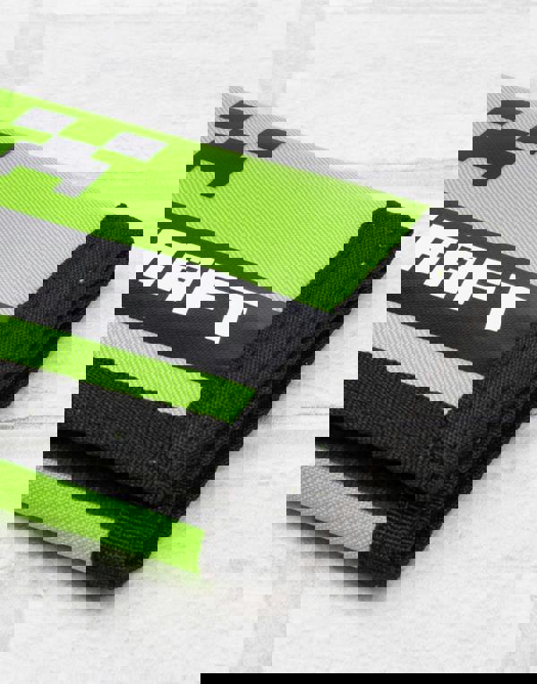 Minecraft Boys Green Creeper Velcro Wallet (One Size)