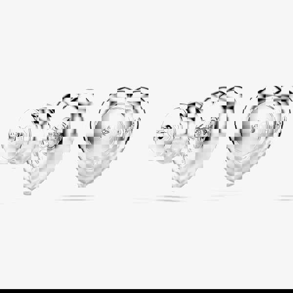 Swarovski Ariana Grande X Swarovski Capsule White Crystal Heart Stud Earrings 5720859