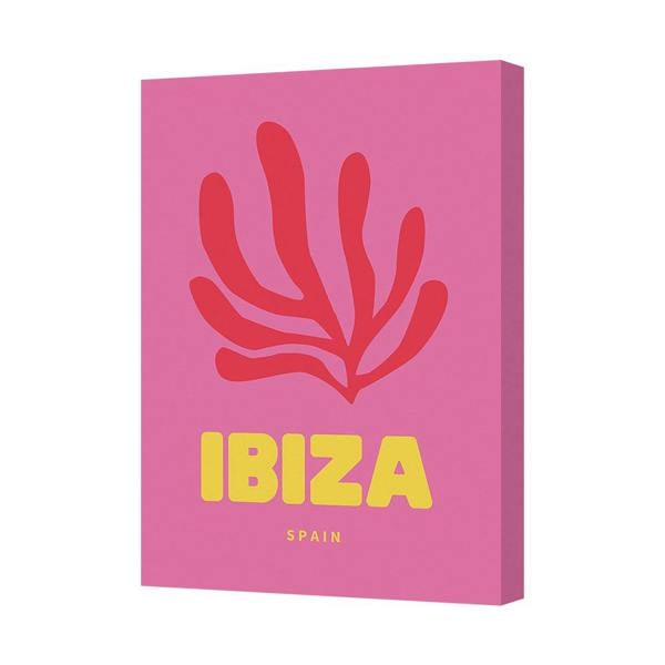 Benjamin Tate Design Ibiza Spain Pink Coral Canvas Wall Art Print Home Decor