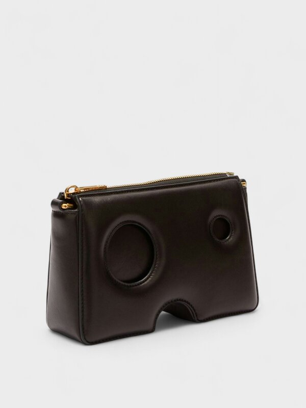 Off-White Burrow Zipped Pouch Black - Womens