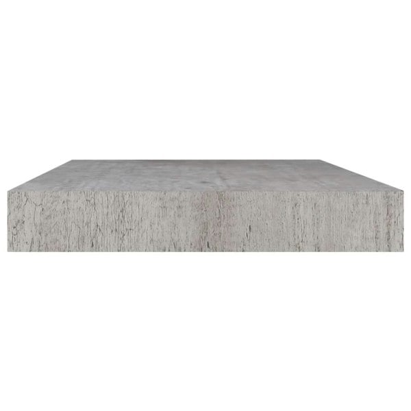 Berkfield Floating Wall Shelves 4 pcs Concrete Grey 40x23x3.8 cm MDF