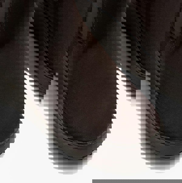 FitFlop F-MODE STITCH WARM SUEDE Ladies Chelsea Boots Chocolate Brown