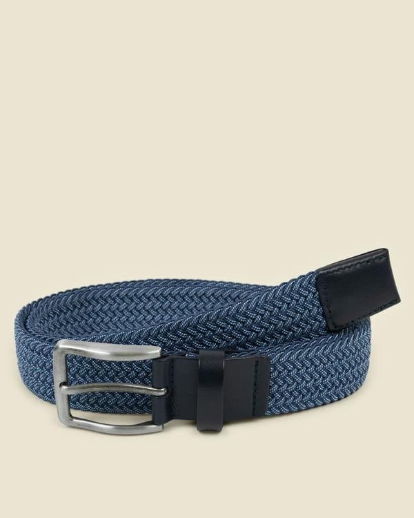 Larsson & Co Lappugle - 2 Tone Dotted Elastic Woven Stretch Belt